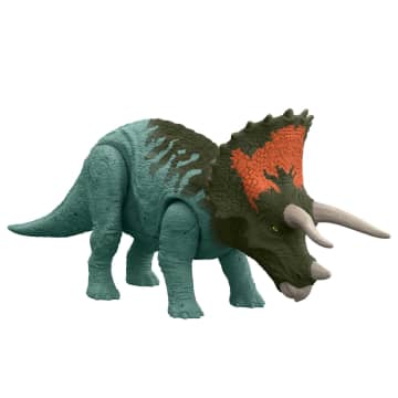 Jurassic World Dinossauro de Brinquedo Triceratops Ruge e Ataca