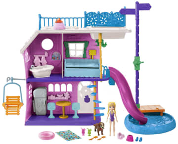 Polly Pocket Set de Juego Casa del Lago de Polly