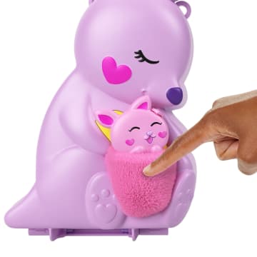 Polly Pocket Set de Juego Compacto de Bolsa de Canguro