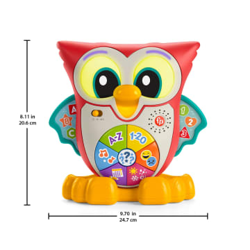 Fisher-Price Linkimals Brinquedo para Bebês Coruja Olhos Luminosos