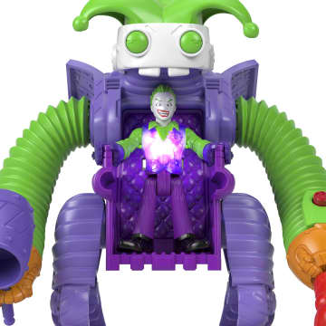 Imaginext DC Super Friends Vehículo de Juguete Robot de Batalla The Joker