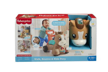Fisher-Price Jouet Musical Mon Poney 3 en 1 Version Anglaise et Française