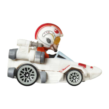 Hot Wheels RacerVerse Veículo de Brinquedo Luke Skywalker no X-Wing