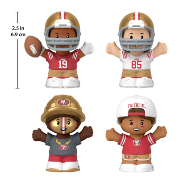 Little People Collector San Francisco 49Ers Special Edition Set For Adults & NFL Fans, 4 Figures