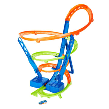 Hot Wheels Action Spirale Vitesse et Collisions