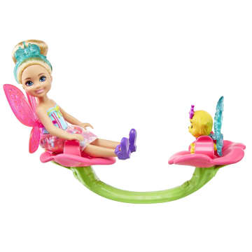 Barbie Fantasia Boneca Conjunto Chelsea Balanço de Nuvens