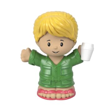 Fisher-Price Little People Figura de Brinquedo Mulher com Xícara de Café