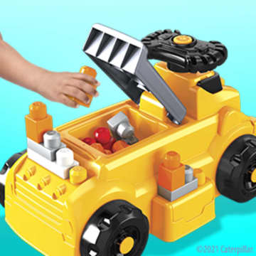 Mega Bloks CAT Juguete de Construcción Ride-On Construye y Pasea