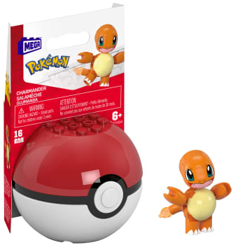 MEGA Pokémon Jogo de Construção Pokébola Evergreen Charmander