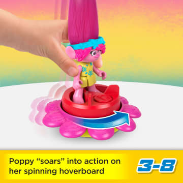 Imaginext Dreamworks Trolls Sparkle & Roll Pack, Poppy Branch & Guy Diamond 6-Piece Figure Set