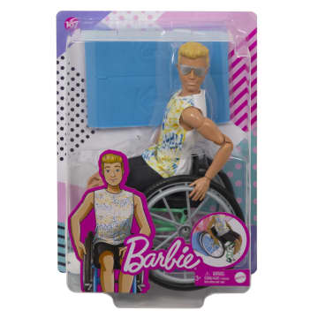 Ken Fashionistas Doll #167 With Wheelchair & Ramp - Image 6 of 6