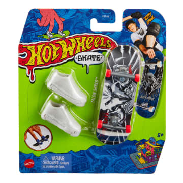 Hot Wheels Skate Vehículo de Juguete Patineta TALON SHRED™ con Tenis