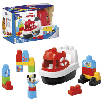 Mega Bloks Disney Jogo de Construção Barco do Mickey