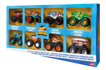 Hot Wheels Monster Trucks Live 8-Pack | Mattel