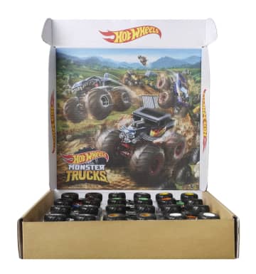 Hot Wheels Monster Trucks Assortiment 12 Véhicules Chaos Ultime - Image 5 of 6