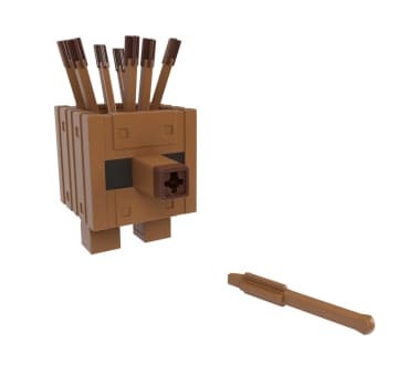 Minecraft Legends Figura de Brinquedo Fidget Golem de Madeira de 3.25