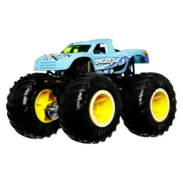 Hot Wheels Monster Trucks Vehículo de Juguete Color Shifter Race Ace Escala 1:64