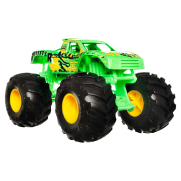 Hot Wheels Monster Trucks Vehículo de Juguete Gunkster Escala 1:24