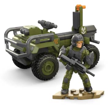 Mega  Halo  Coffret de Construction  Mongoose Fleetcom, 2 Figurines