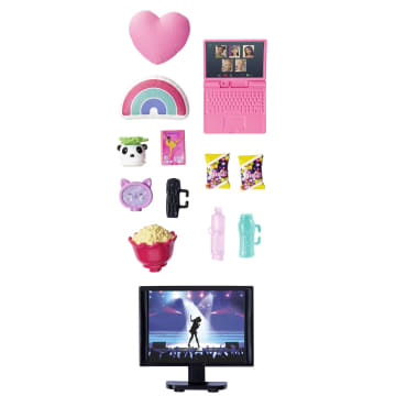 Barbie Grande Ville, Grands Rêves Coffret de Jeu Chambre D’Étudiantes - Image 5 of 6