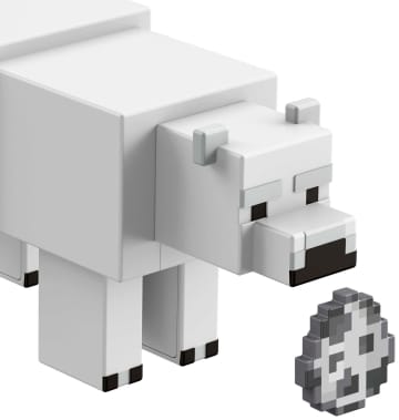 Minecraft Vanilla Figura de Acción Paquete de 2 Errante vs Polar 3.25"