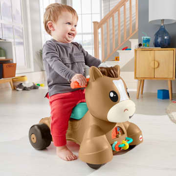 Fisher-Price Jouet Musical Mon Poney 3 en 1 Version Anglaise et Française