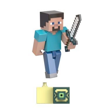 Minecraft Vanilla Figura de Acción Steve 3.25"