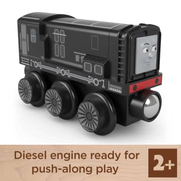 Thomas & Friends Wooden Railway Diesel Engine Push-Along Train - Imagen 3 de 6