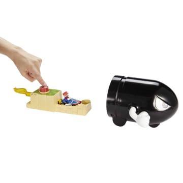 Hot Wheels Mario Kart Pista de Juguete Lanzador Bullet Bill - Image 4 of 5