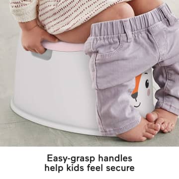 Fisher-Price Friendly Fox Potty Toddler Toilet Training Chair With Removable Bowl, 2 Pieces