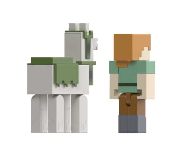 Minecraft Vanilla Figura de Acción Paquete Alex y Llama 3.25"