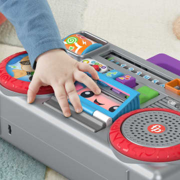 Fisher-Price Ríe y Aprende Juguete para Bebés Radio Portátil Baila y Aprende