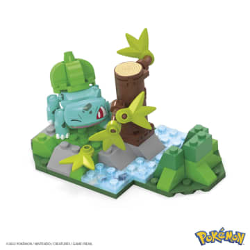 MEGA Pokémon Jogo de Construção Diversão na Floresta do Bulbasaur