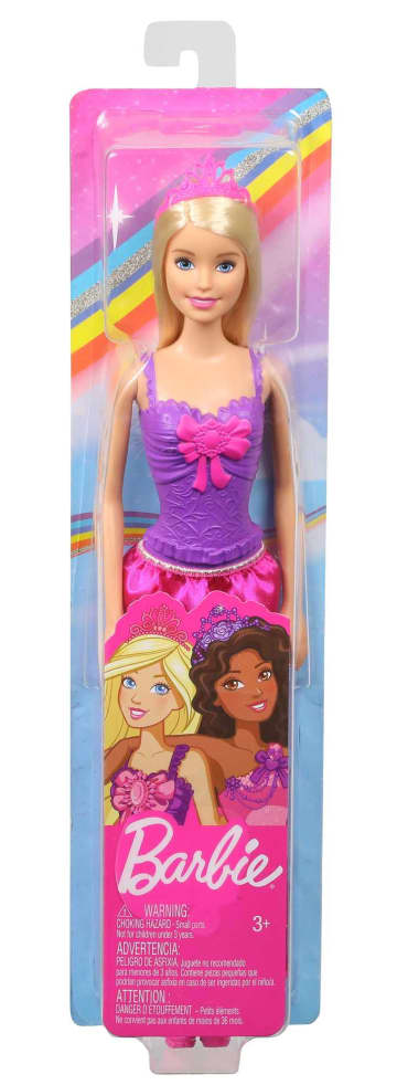 Barbie Fantasia Boneca Princesa Vestido Rosa - Imagem 5 de 5