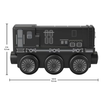 Thomas & Friends Wooden Railway Diesel Engine Push-Along Train - Imagen 5 de 6
