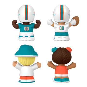 Little People Collector Miami Dolphins Special Edition Set For Adults & NFL Fans, 4 Figures - Image 5 of 6
