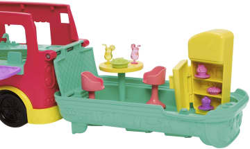 Polly Pocket Conjunto de Brinquedo Smoothies Food Truck 2 em 1