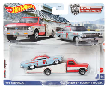 Hot Wheels Collector Vehículo de Colección Transportador Chevy Square con Cuerpo de Rampa