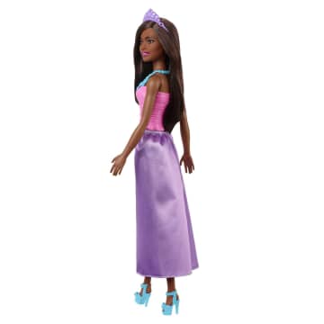 Barbie Fantasía Muñeca Doncella Vestido Rosa y Lila