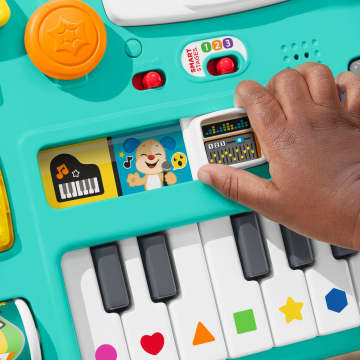 Fisher-Price Ríe y Aprende Juguete para Bebés Mesa Musical Aprende Conmigo