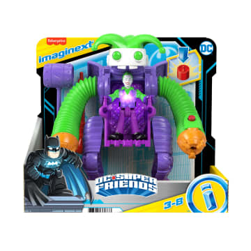 Imaginext DC Super Friends Veículo de Brinquedo Robô de Batalha The Joker