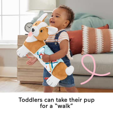 Fisher-Price Mon Coussin Chiot Tout Rond 3 en 1, dentition, Jouets