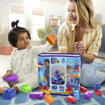 Mega Bloks Grand Sac de Construction Avec 80 Briques - Imagen 6 de 6