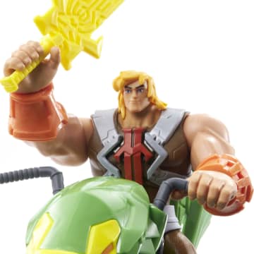 Masters of the Universe Animated Figura de Acción He-Man y Vehículo