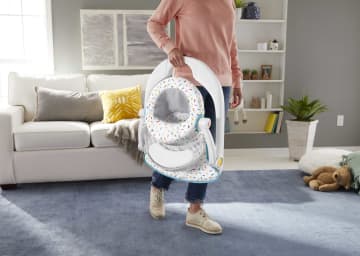 Fisher-Price  Siège Jeu et Confort de Luxe, Paillettes Arc-en-Ciel - Imagen 4 de 7