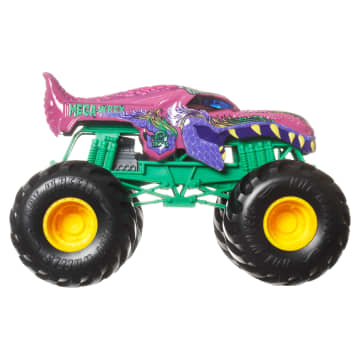 Hot Wheels Monster Trucks Vehículo de Juguete Tiger Shark Redecoración Escala 1:24