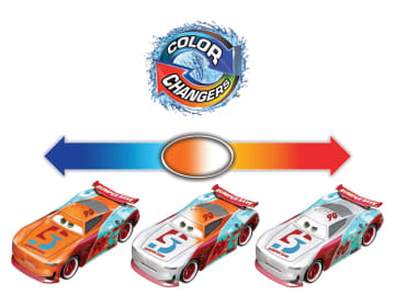 Cars de Disney y Pixar Color Changers Vehículo de Juguete Paul Conrev