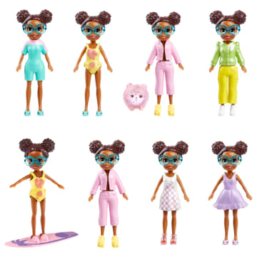 Polly Pocket Large Fashion Pack, Travel Toy With Dolls And Clothing Accessories - Imagen 3 de 5