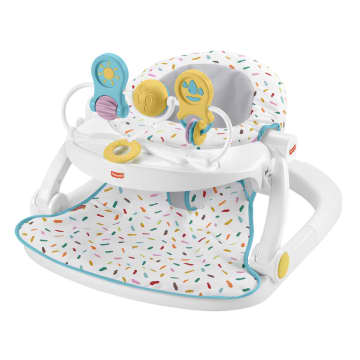 Fisher-Price  Siège Jeu et Confort de Luxe, Paillettes Arc-en-Ciel - Imagen 5 de 7
