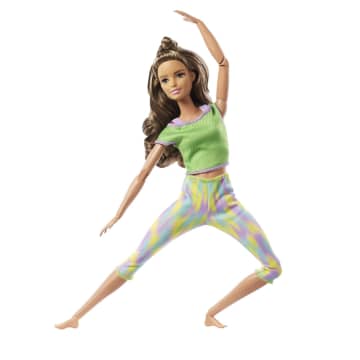Barbie Fashion & Beauty Boneca Made to Move Ioga com Conjunto Verde